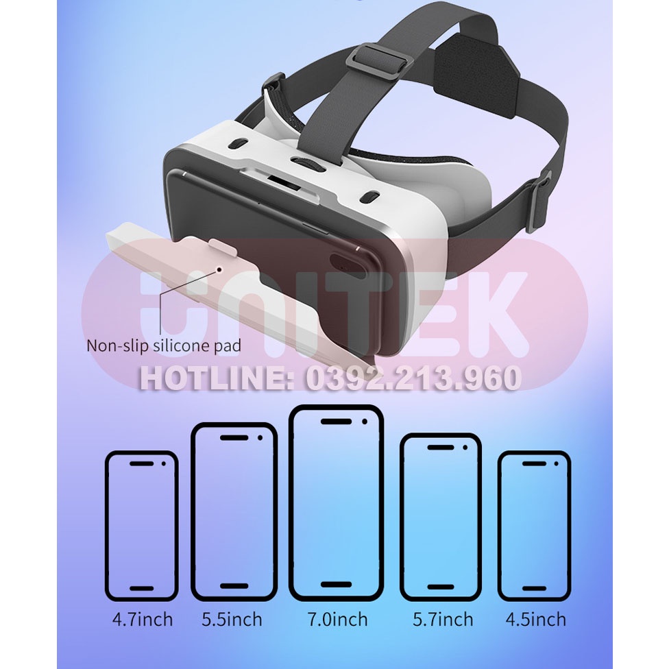 Kính Thực Tế Ảo 3D VR Shinecon G15 Dành Cho Điện Thoại Thông Minh 4.7-7.2 Inch