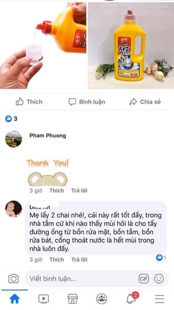 Nước thông cống- tiêu cống Nhật Bản (800g)