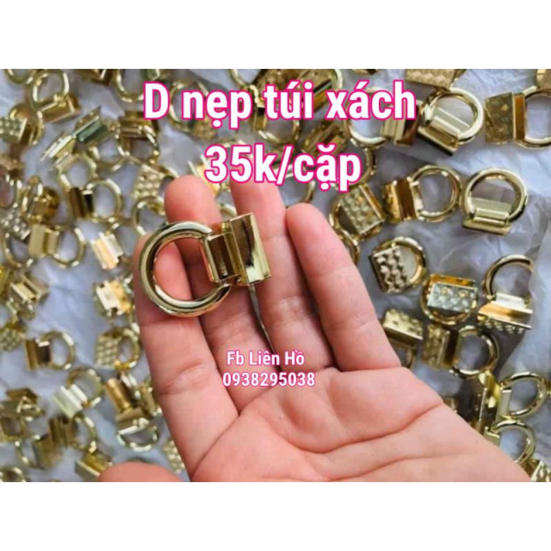 Khoen D nẹp túi xách