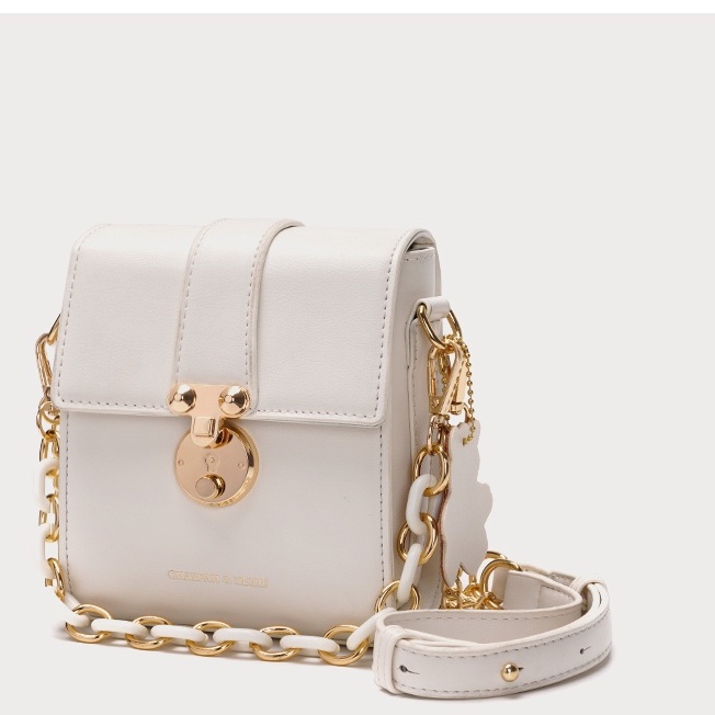 🌸Hàng Order🌸 Túi Xách Nữ CEEKAY Da Trơn Khóa Nắp Gập Quai Sách Kèm Quai Da Phối Xích Sang Chảnh Nữ Tính 🌸Hàng Quảng Châu