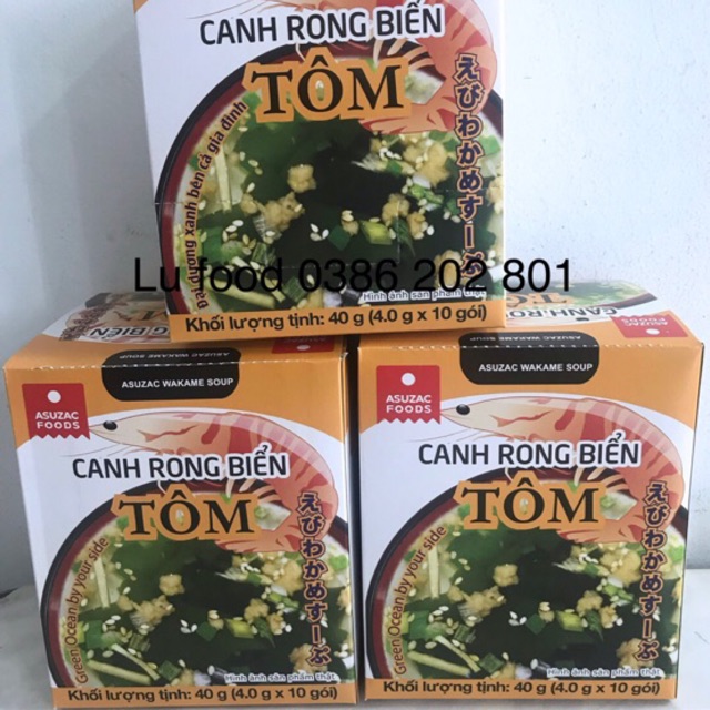 CANH RONG BIỂN TÔM ASUZAC