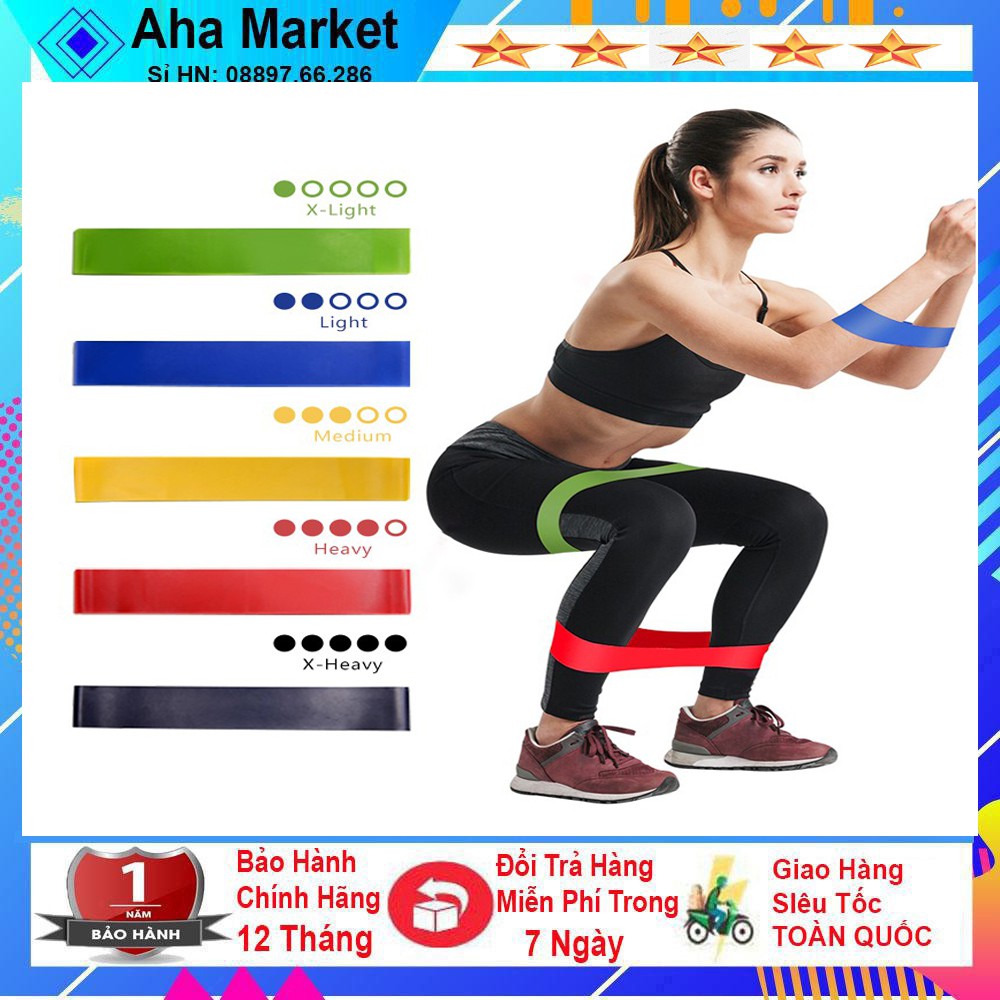Dây Đai Kháng Lực Đàn Hồi Tập Gym -AHAMARKET