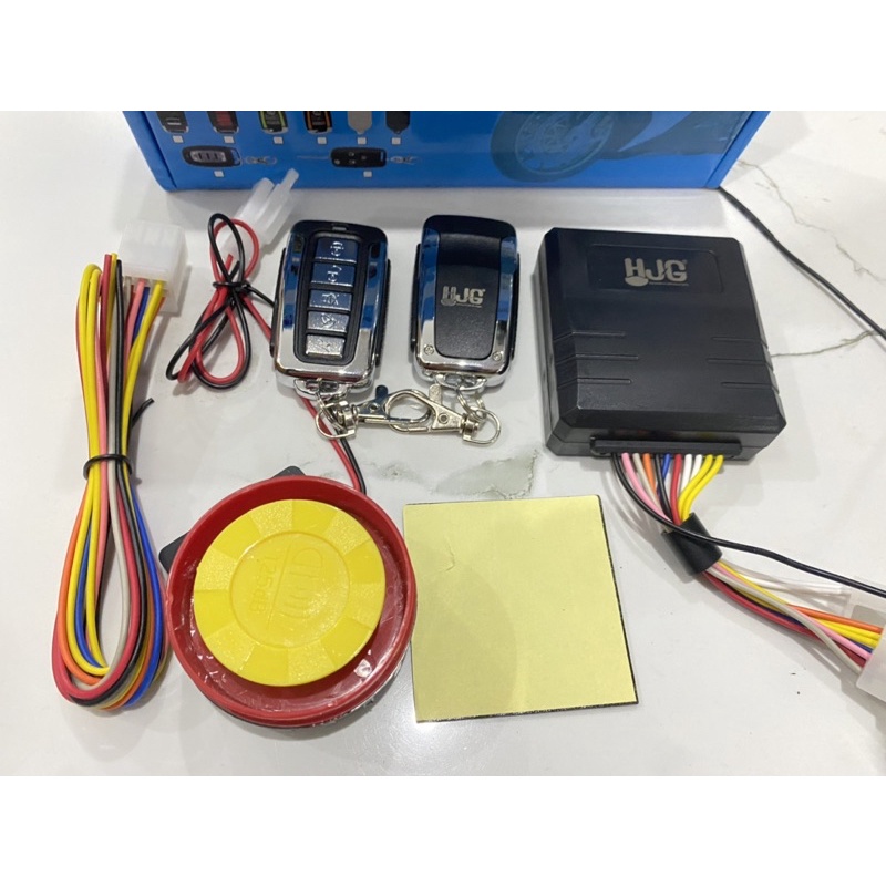 Bộ Chống Trộm Xe Máy 5 Nút Remote Hãng HJG Bảo Hành 6 tháng