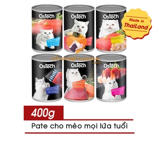 Pate Lon Ostech Black Label 400g Cho Mèo Mọi Lứa Tuổi - ĐỦ 6 VỊ