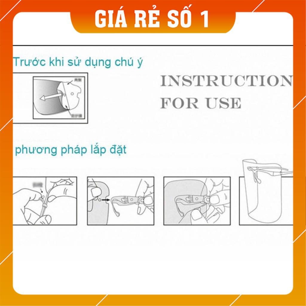 [ Khẩu trang + kính] miếng mica trong suốt chống bọt bắn,phòng dịch,kháng khuân bảo hộ đa năng