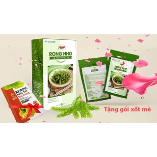 Rong nho tách nước nhiều dinh dưỡng theo công nghệ Nhật Bản - Tặng kèm gói sốt mè