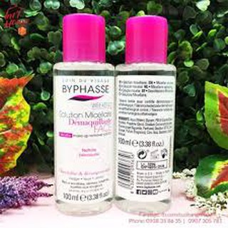 [100ml] Nước Tẩy Trang BYPHASSE Solution Micerallaire Face
