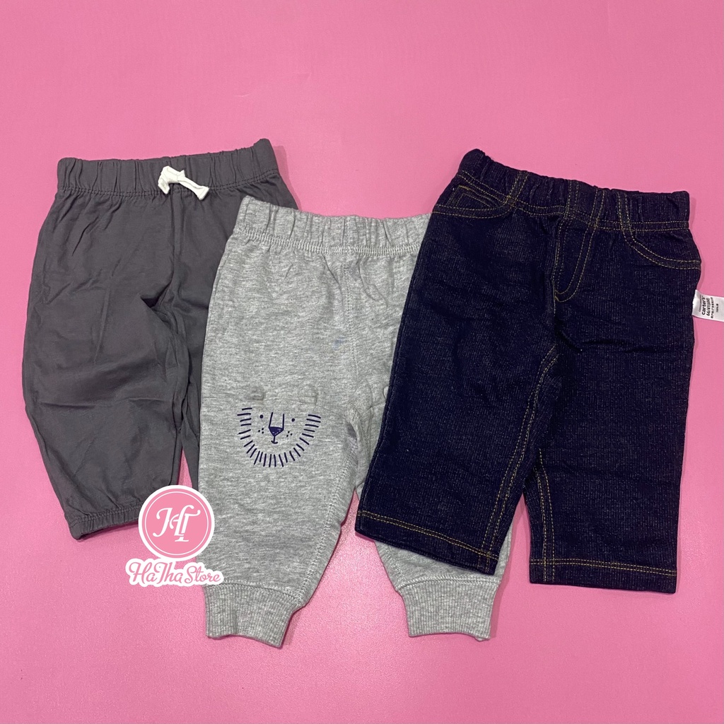 Set quần dài C'4RT£R cho bé trai sơ sinh giao mẫu ngẫu nhiên