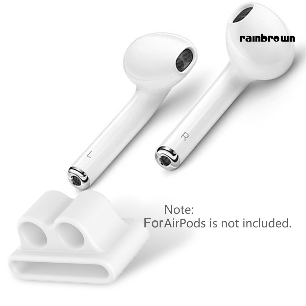 Vỏ Đựng Bảo Vệ Hộp Sạc Tai Nghe Airpods 1 / 2 Bằng Silicone