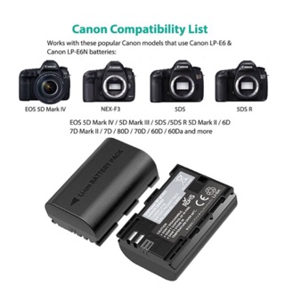 Pin máy ảnh Ravpower LP-E6 for Canon