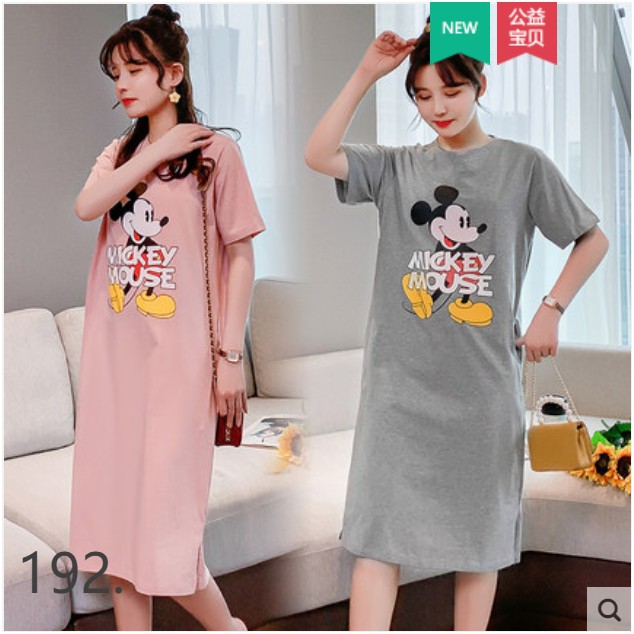 Đầm bầu cho con ti thun cotton hình chuột Mickey đáng iu phong cách hàn trẻ trung cá tính. Hàng quảng châu V310