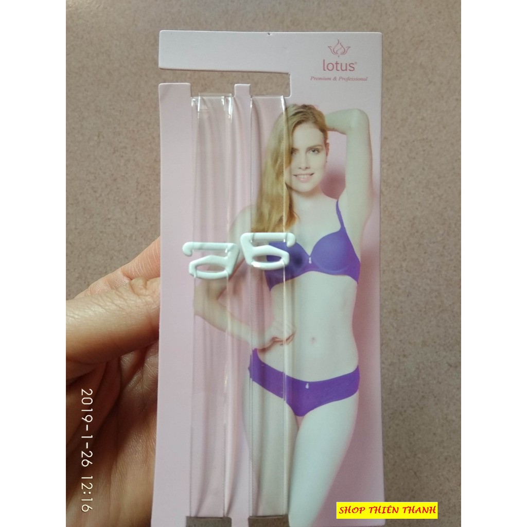 Dây áo trong 2 vai bản vừa 0.8cm Lotus-loại tốt | BigBuy360 - bigbuy360.vn