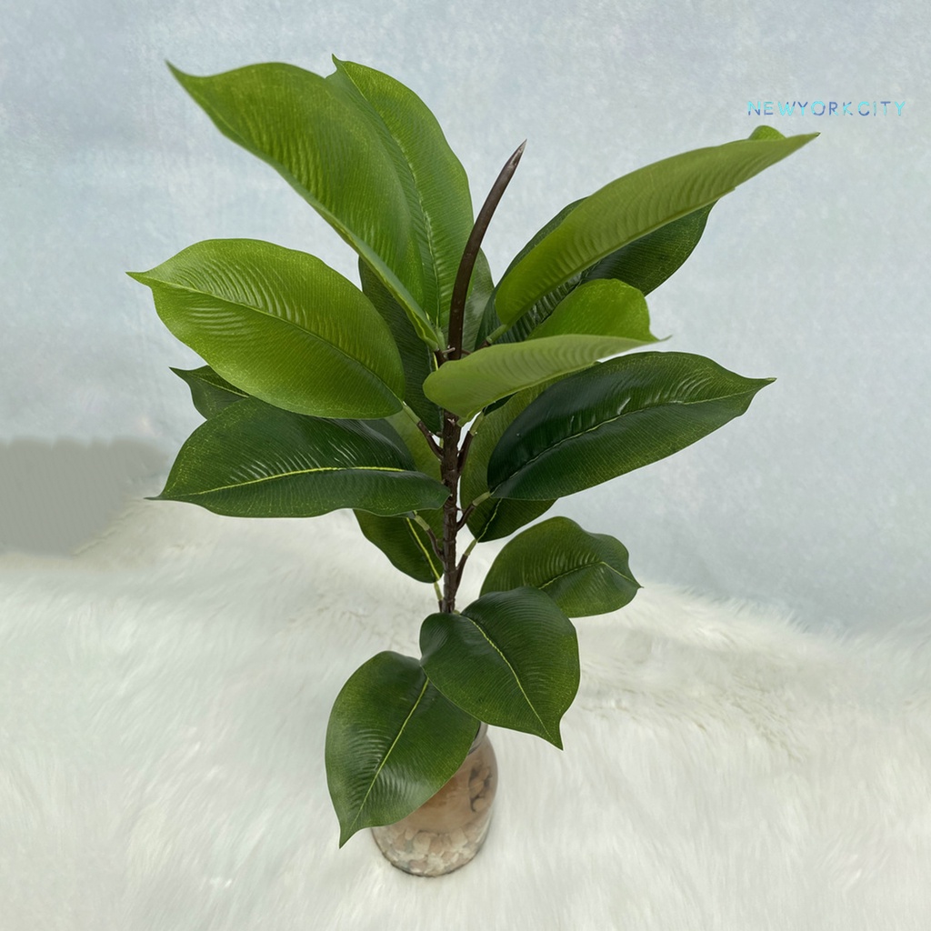 1 Nhánh Lá Nhân Tạo Trang Trí Nội Thất Nhà Ở