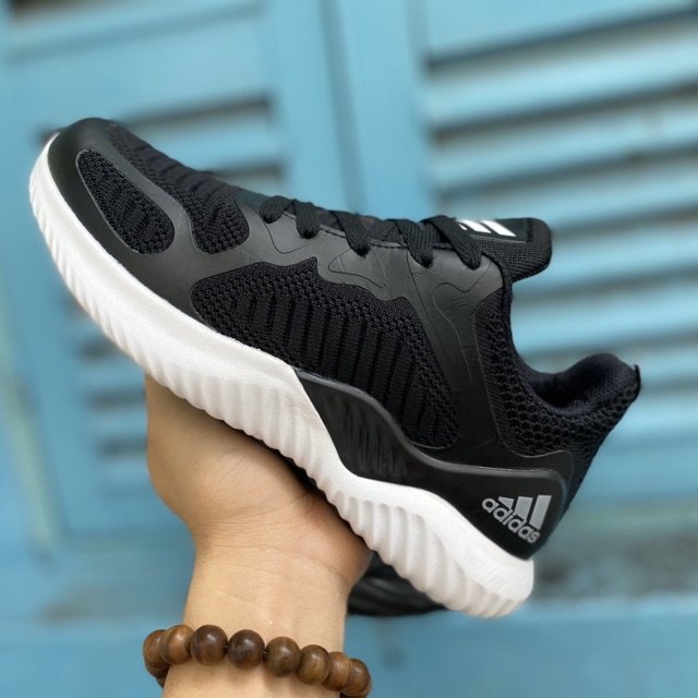 [Fullbox] Giầy alphabounce đen đế trắng nam