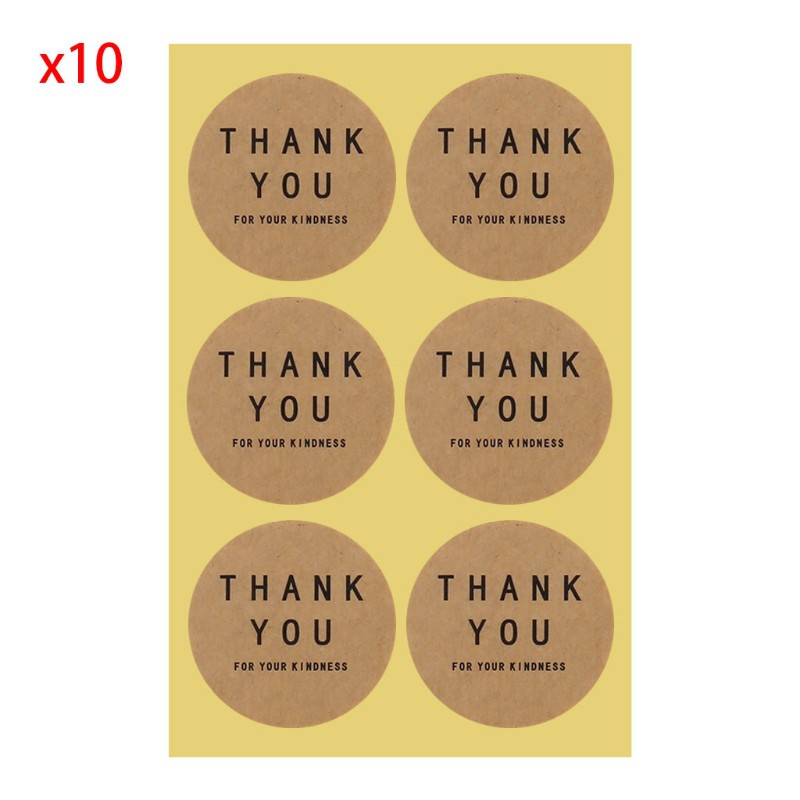 Nhãn dán thankyou lớn 3,8cm