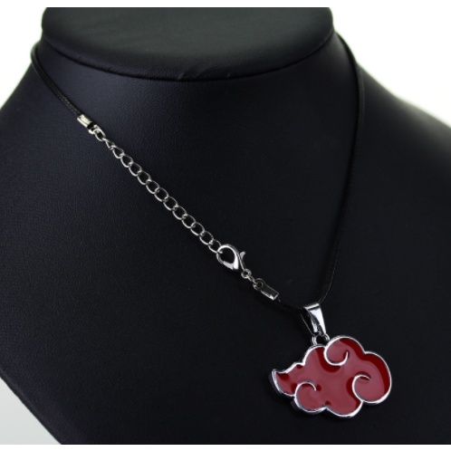 Vòng cổ logo akatsuki, móc khóa Naruto akatsuki Phong Cách Nhật Bản