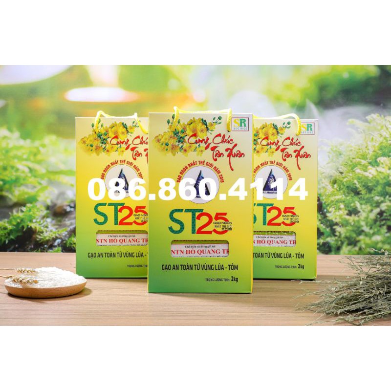 Gạo ST25 Lúa Tôm - Đặc sản Sóc Trăng