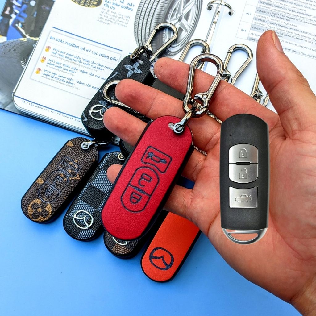 Bao Da Chìa Khóa Mazda 2 3 6,Mazda cx3 cx30 cx5,Mazda cx8,Mazda cx9 (MÓC D)