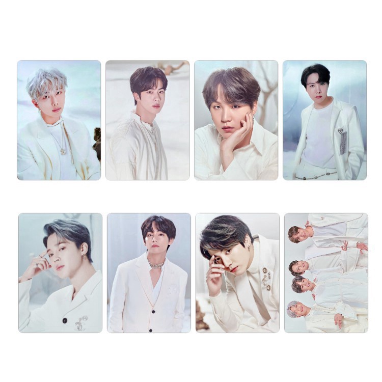 1pcs thẻ in hình nhóm nhạc KPOP BTS chất lượng hình ảnh HD