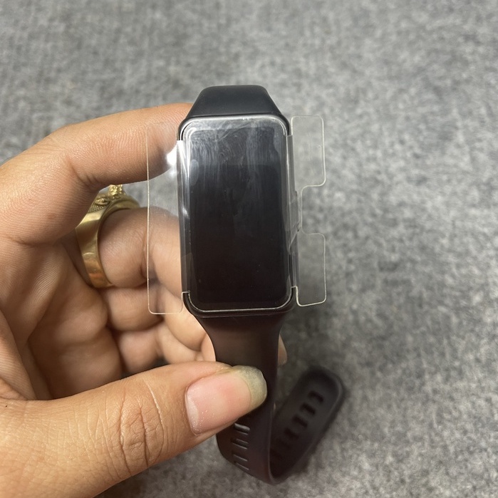 Kính cường lực full màn huawei band 6, watch fit ppf full màn và viền bo cạnh cực đẹp, chống trầy xước va đập cực tốt