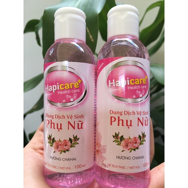 Dung dịch vệ sinh phụ nữ Hapicare+ hương hoa thiên nhiên khử mùi 100ml