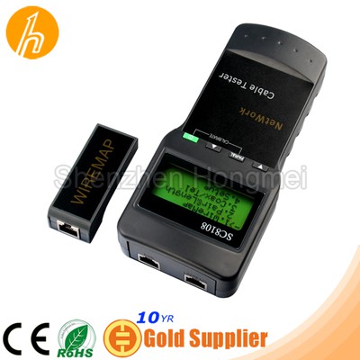 Máy test mạng LCD SC8108 đo độ dài cáp mạng,tìm điểm đứt