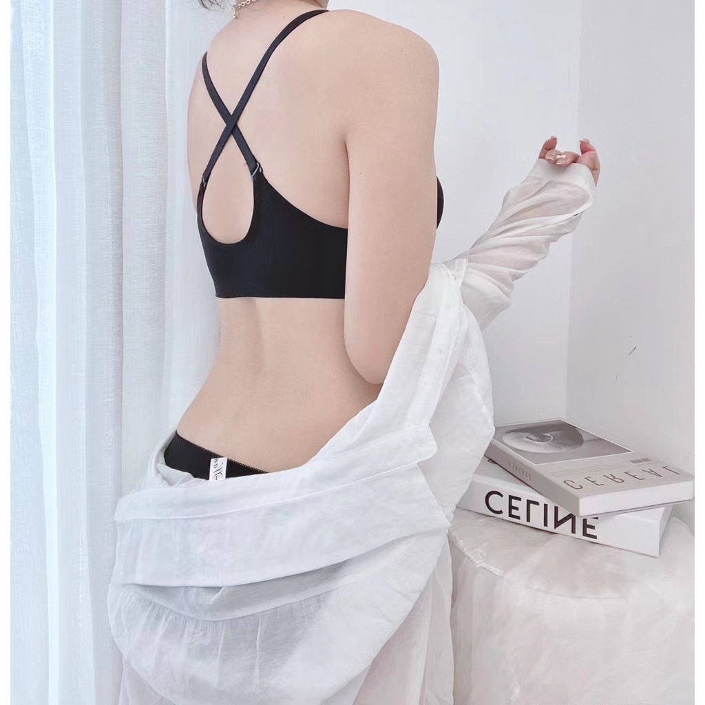 Áo NgựC Không GọNg KhóA CàI PhíA TrướC ThiếT Kế Đơn GiảN QuyếN Rũ Cho Nữ