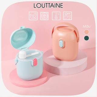 Hộp đựng sữa bột cho bé tiện dụng khi đi chơi đi du lịch cùng gia đình 280ml chất liệu PP không chứa BPA an toàn cho bé