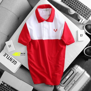 Áo polo nam MARC cổ dệt bo len, vải cá sấu cotton cao cấp, phối màu cá tính MFP381