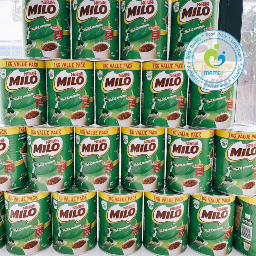 Sữa Nestle Milo, Úc (1kg) bổ sung dưỡng chất tăng chiều cao, miễn dịch, phát triển trí não cho bé từ 2 tuổi và người lớn