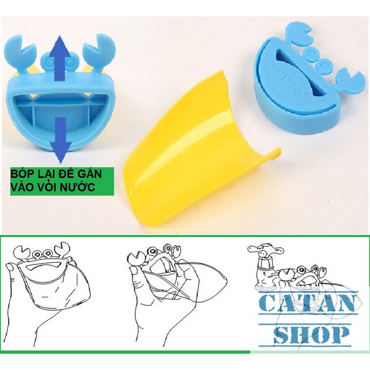 Vòi nước trang trí gắn lavabo nối dài vòi giúp cho bé rửa tay dễ dàng BB04-VNC