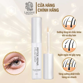 Serum dài mi LACOMI Peptide Repair Eyelash Serum giúp đôi mi dài, dày, chắc khỏe, cong vút 🏆