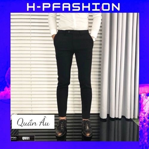 Quần Tây Nam Đen  𝐅𝐑𝐄𝐄 𝐒𝐇𝐈𝐏  Quần Tây Nam Đẹp Vải Co Giãn Hàng Quảng Châu Thời Trang Hpfashion - Qtaunhp05