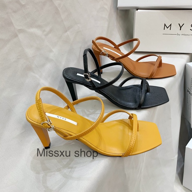 Giày sandal nữ xỏ ngón dây mảnh 7cm thời trang MYSS - SD65