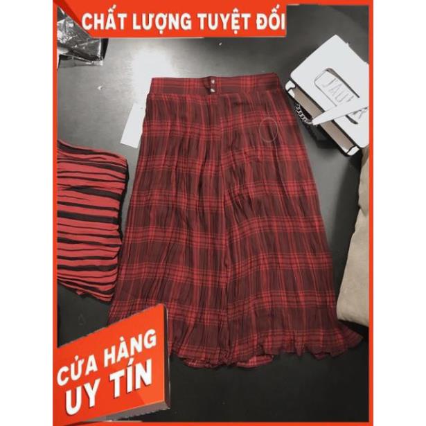 Quần cullotes ống rộng voan hoa 2 lớp - hình thật shop chụp