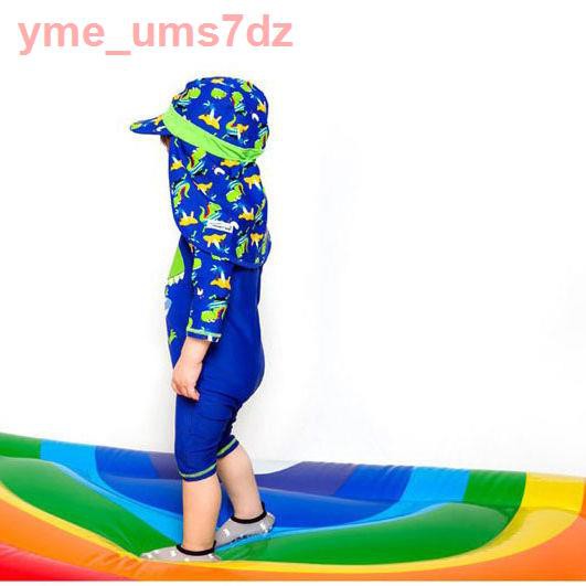 Áo tắm trẻ em Hàn Quốc bé trai tập đi ống tay dài chống nắng em) bộ đồ bơi ấm áp dễ thương hoạt hình