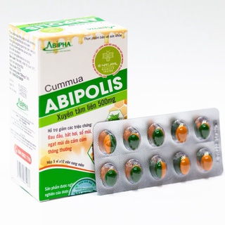 Cummua ABIPOLIS (Xuyên tâm liên 500mg kết hợp Keo ong)