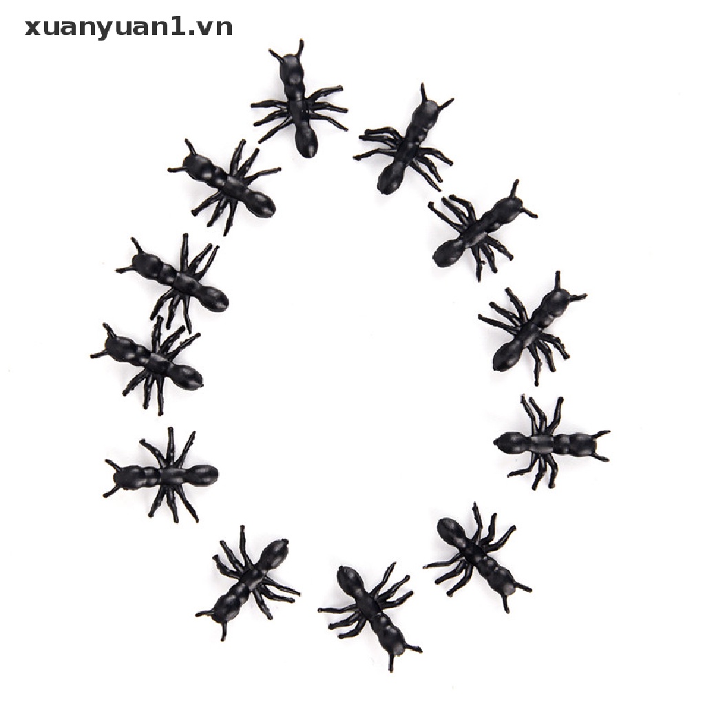 Set 50 Con Kiến Giả Màu Đen Dùng Để Trang Trí Lễ Halloween