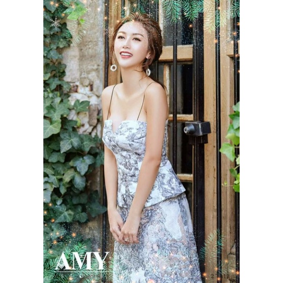AMY STORE ⤑ Váy Amy dáng peplum 2 dây sang chảnh ⇿〈Giá gốc 2.950〉