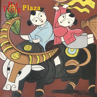 Tranh Gốm Bát Tràng 25x25cm