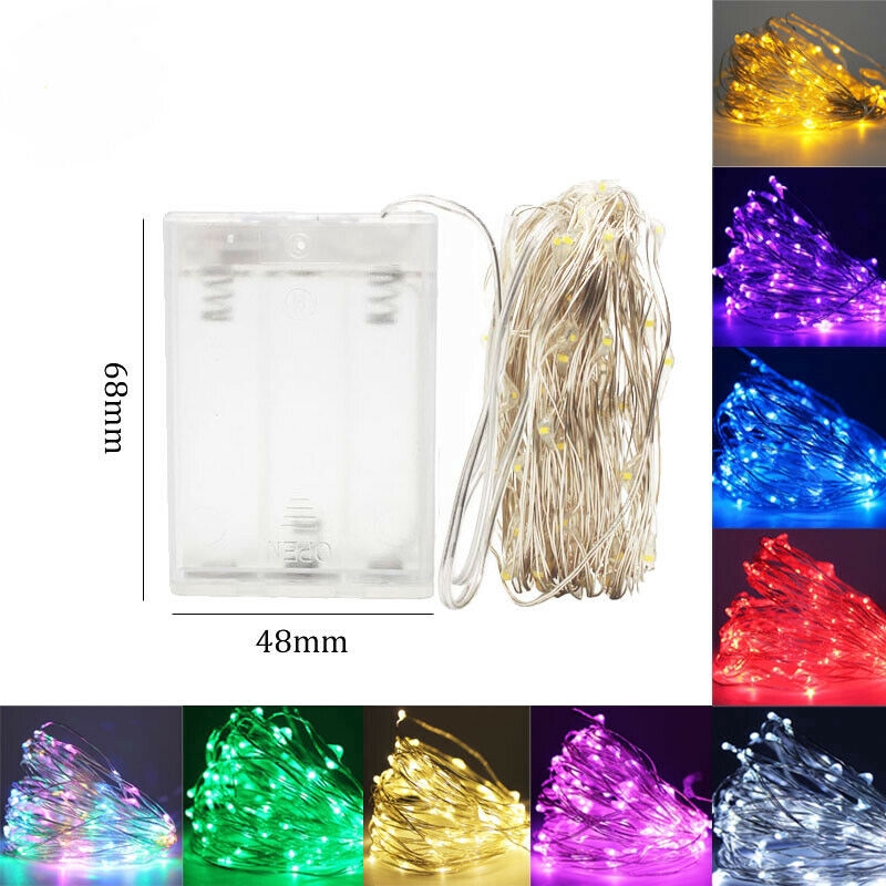Dây đèn led 5m 50 bóng dùng để trang trí