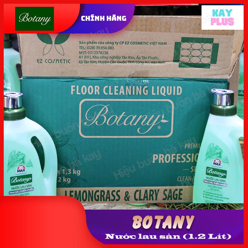 Nước lau nhà Botany tinh dầu sả chanh chai 1.25 lít