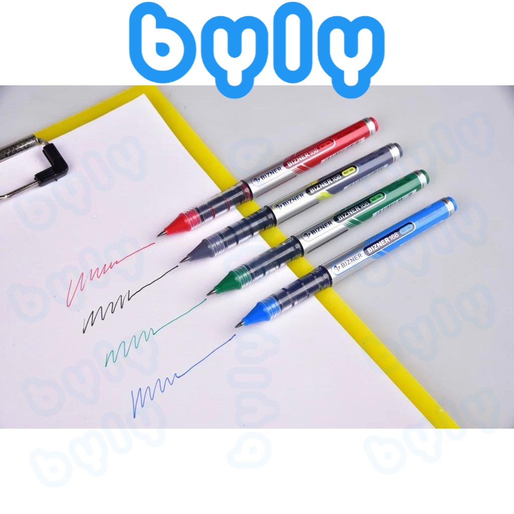 Bút lông bi ký tên cao cấp 𝑻𝒉𝒊𝒆̂𝒏 𝑳𝒐𝒏𝒈 Bizner | BIZ-168 - ByLy Store