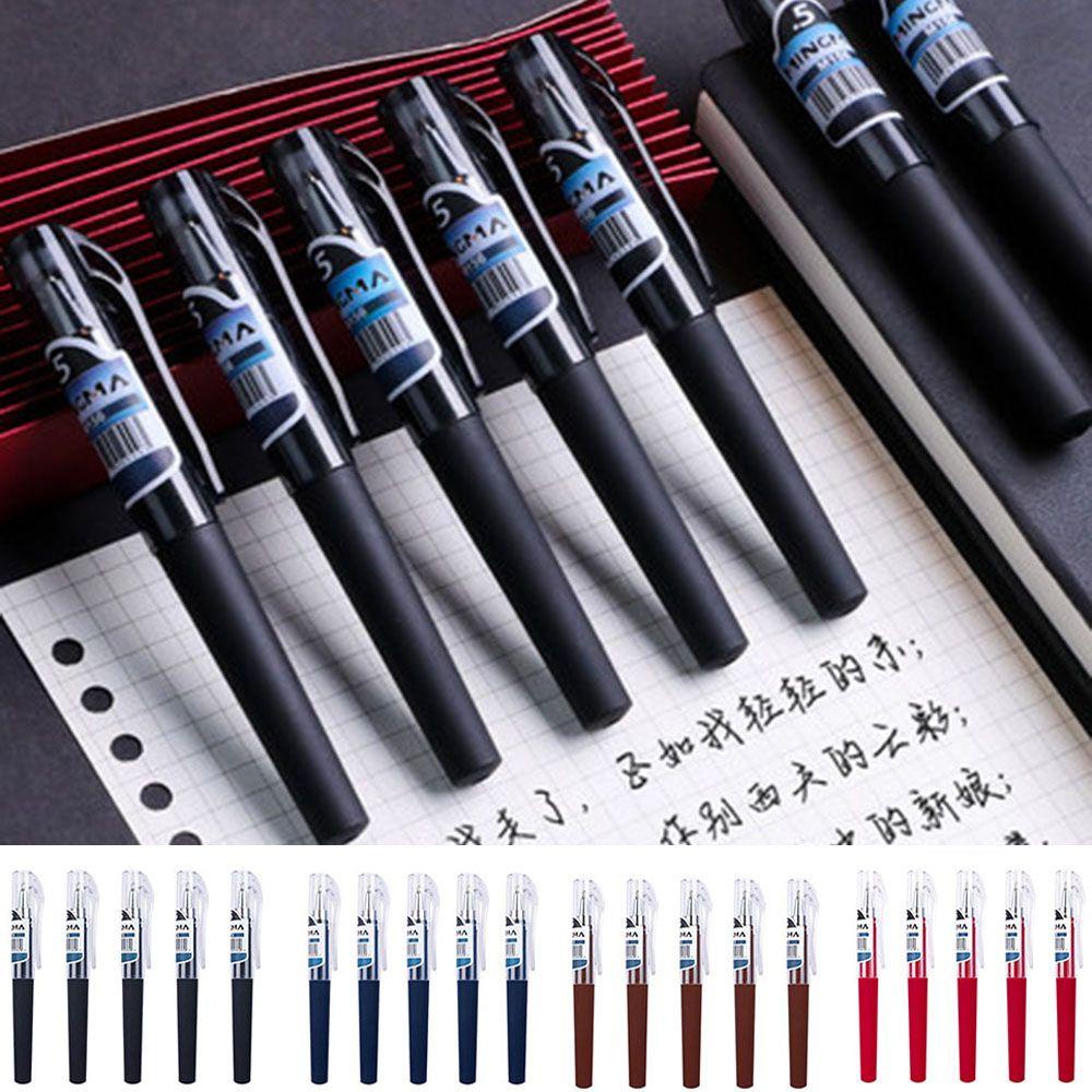 Bộ 5 Cây Bút Mini Ngòi 0.5mm Màu Cầu Vồng Dễ Thương