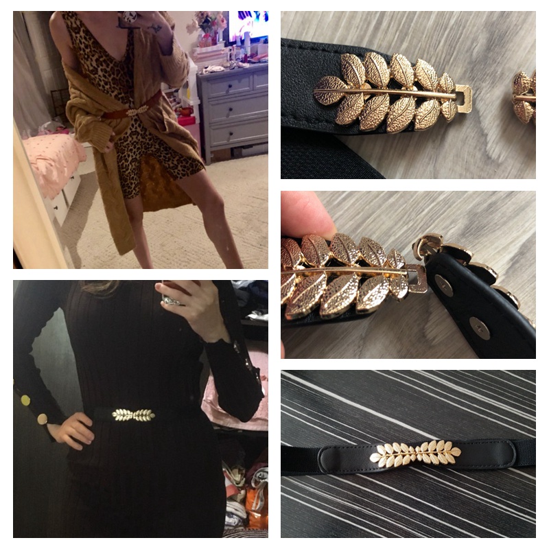 Thắt Lưng Da PU Khóa Kim Loại Độc Đáo Thời Trang Cho Nữ