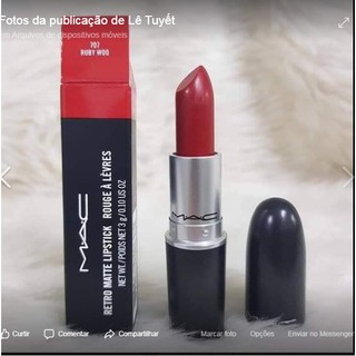 MAC RUBY WOO 707 là dòng MAC Retro Matte