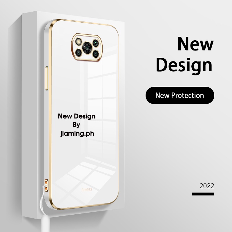 Ốp Điện Thoại Màu Kẹo Thiết Kế Sang Trọng Có Dây Đeo Cho Xiaomi Poco X3 NFC Poco X3 Pro 2022