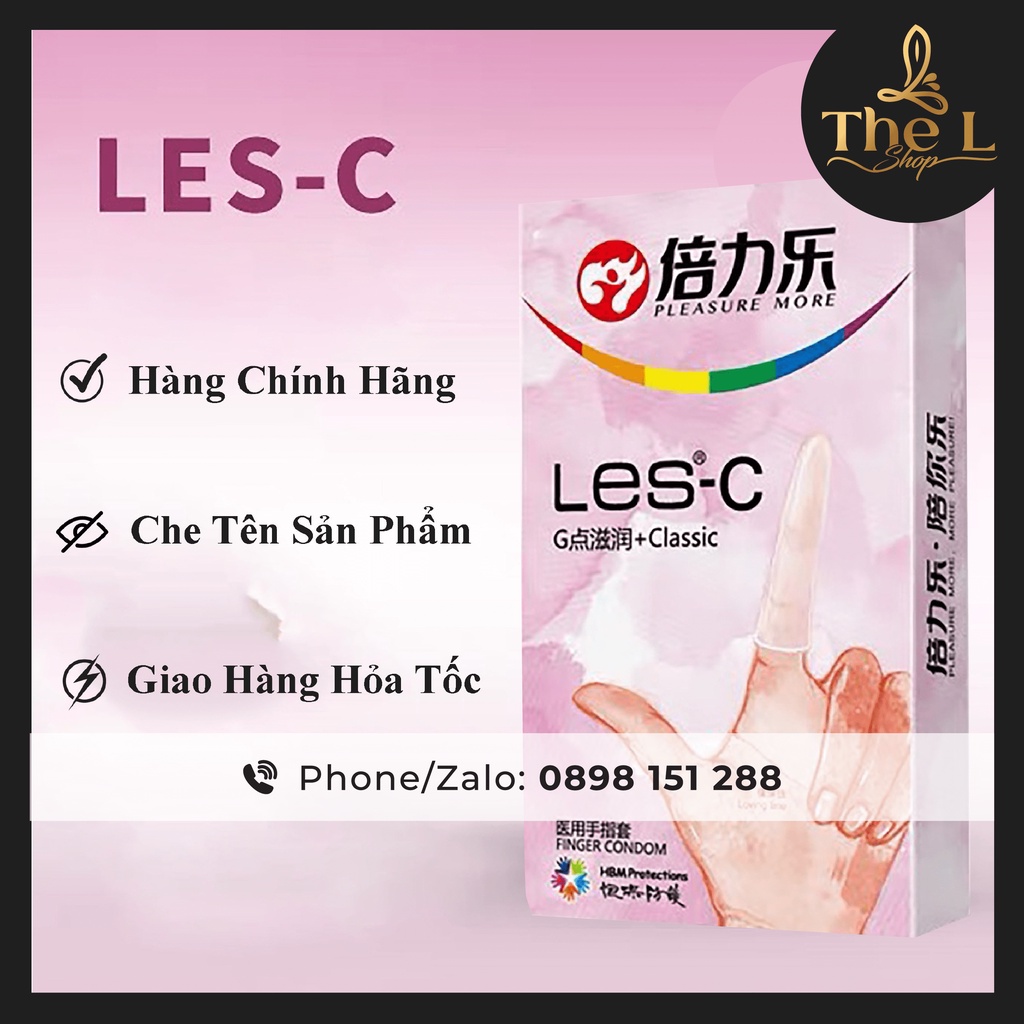 Bao cao su ngón tay dưỡng ẩm - Les C