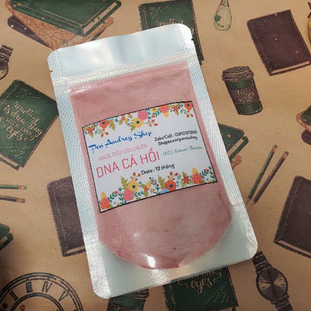 Mask Dẻo Collagen Ngọc Trai / DNA Cá Hồi - Bột Đắp Mặt Thiên Nhiên Handmade