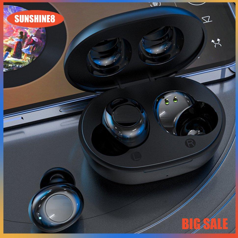 【SUN】T52 Earphone Wireless Headphones Mini Portable Universal Earphones Earbuds